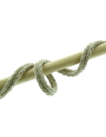 Raw double piping cord - Natural