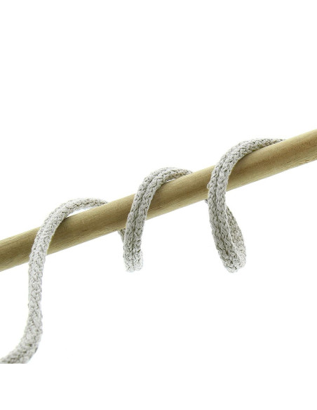 Raw double piping cord - Gray