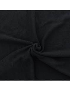 Jersey knit fabric - Black