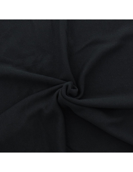 Jersey knit fabric - Black