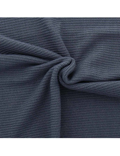 Jersey knit fabric with relief - Slate