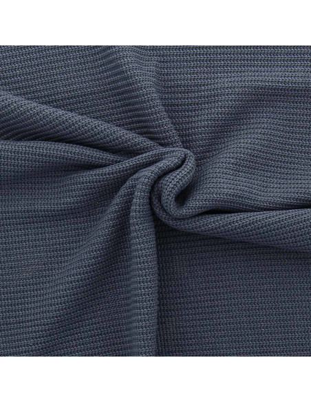 Jersey knit fabric with relief - Slate