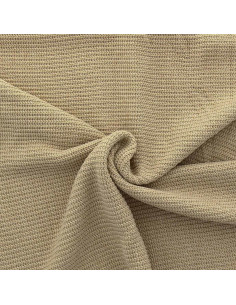 Jersey knit fabric with relief - Sand