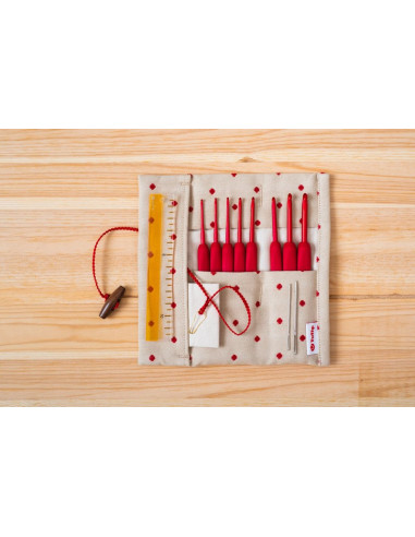 Tulip Etimo Red crochet hook set