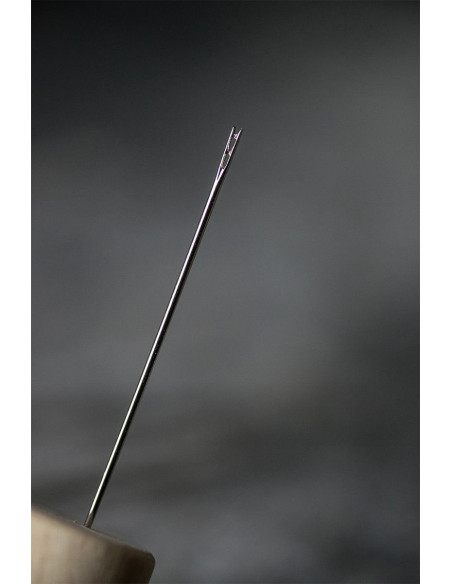 Tube of 12 easy-threading sewing needles