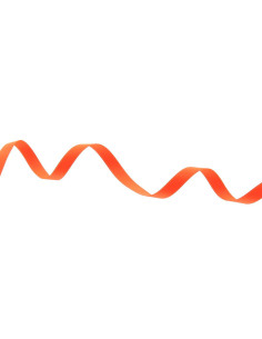 Fluorescent satin ribbon - Orange