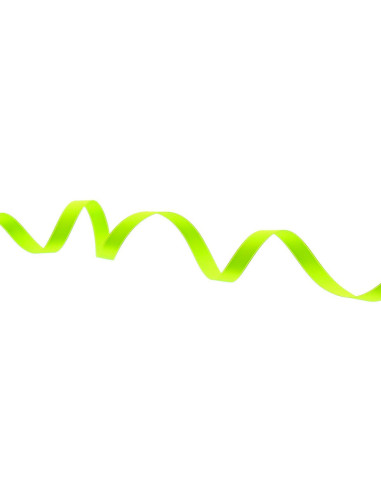 Fluorescent satin ribbon - Green