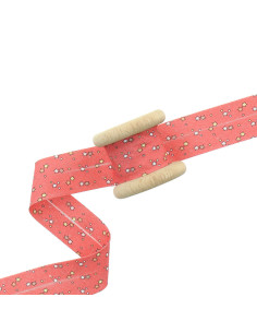 30 mm Star Beads - Coral