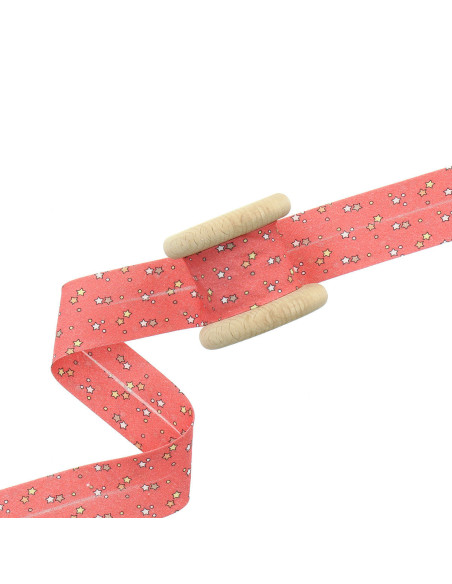 30 mm Star Beads - Coral