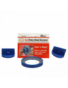Double 60 mm circular blade sharpener
