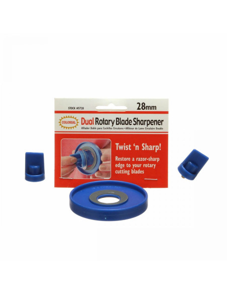 Double circular blade sharpener 28 mm