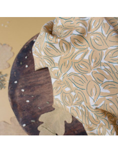 Cotton Gauze Fabric Petal Mustard - Atelier Brunette