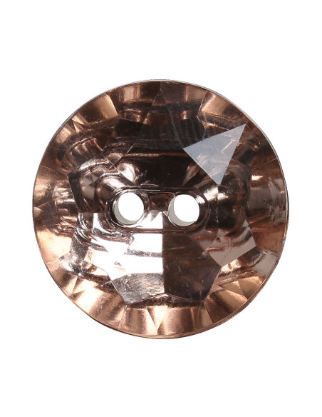 Set of 8 two-hole buttons Cocktail 18 mm - Old pink