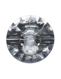 Set of 8 Cocktail Shank Buttons 18 mm - Silver 2