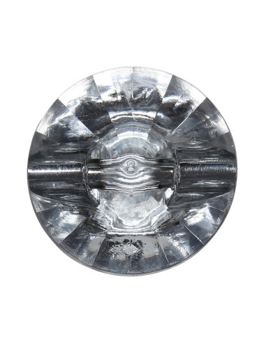 Set of 8 Cocktail Shank Buttons 18 mm - Silver