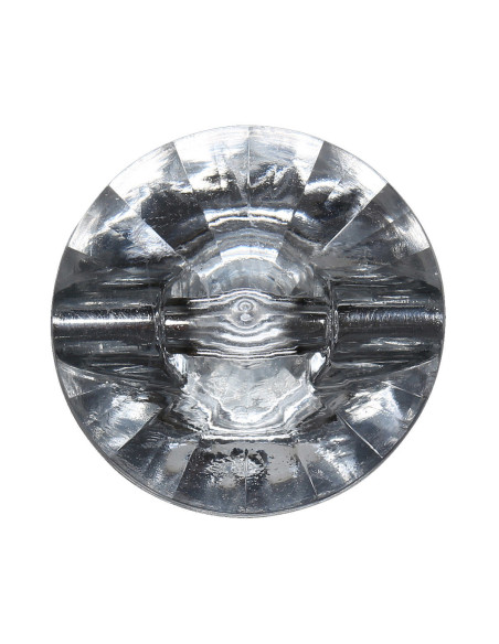 Set of 8 Cocktail Shank Buttons 18 mm - Silver