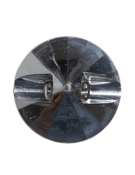 Set of 8 Cocktail Shank Buttons 18 mm - Silver