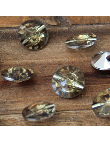 Set of 8 Cocktail Tail Buttons 18 mm - Green