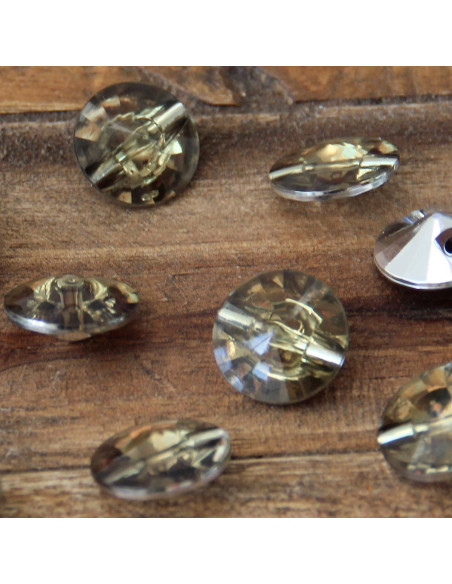Set of 8 Cocktail Tail Buttons 18 mm - Green