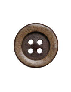 Pack of 8 classic coconut buttons 18 mm 2