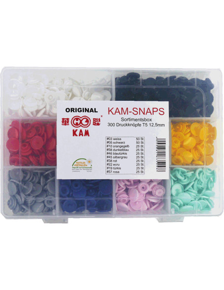Box of 300 KAM snaps