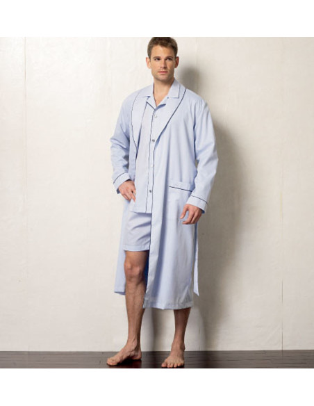 Robe, belt, top, shorts, and pants pattern - Vogue 8964