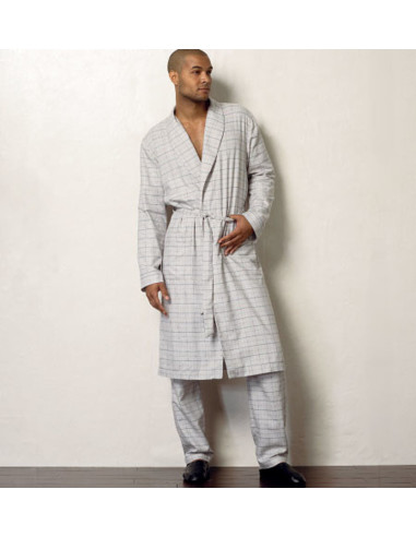 Robe, belt, top, shorts, and pants pattern - Vogue 8964