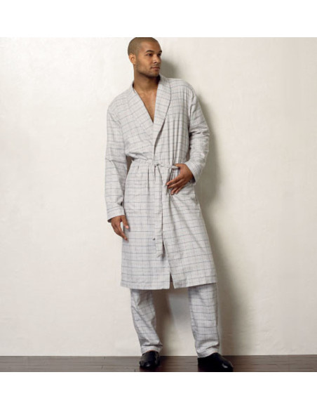 Robe, belt, top, shorts, and pants pattern - Vogue 8964