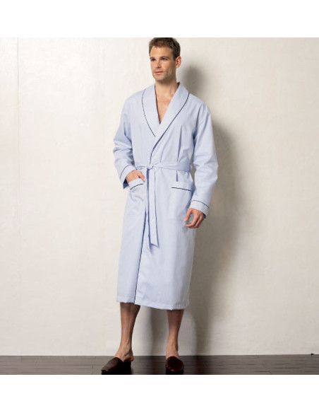 Robe, belt, top, shorts, and pants pattern - Vogue 8964