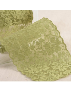 Elastic lace flowers - Khaki