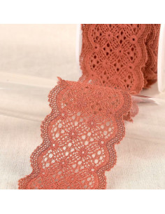 Elastic lace in between - Rust