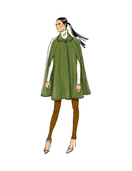 Cape pattern - Vogue 8959