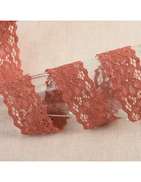 Hellebore Elastic Lace - Rust