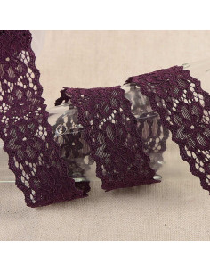 Hellebore Elastic Lace - Purple