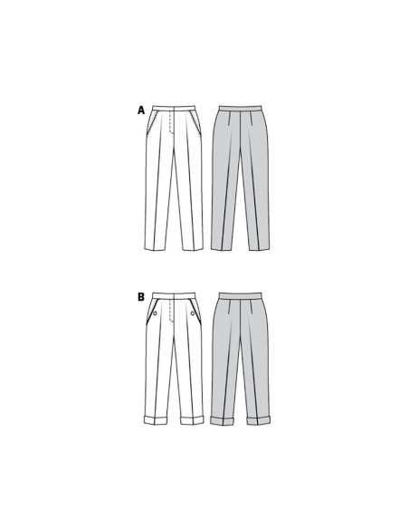 Pants pattern - Burda 6101