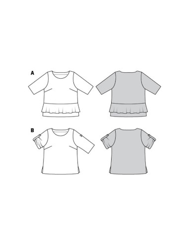 Blouse Pattern - Burda 6105