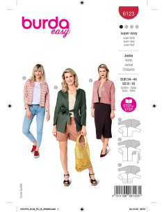 Jacket pattern - Burda 6123