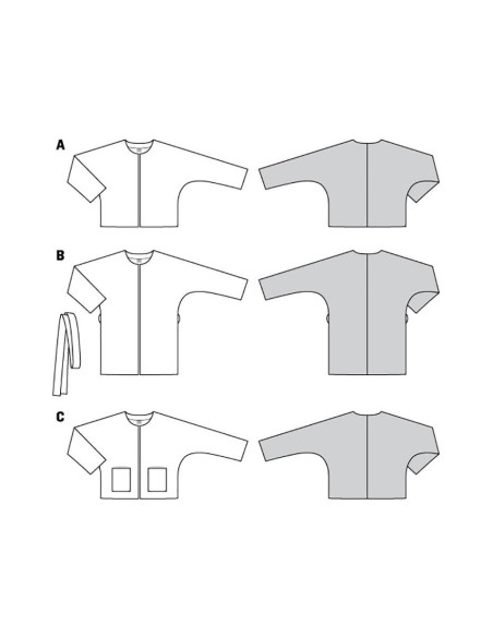 Jacket pattern - Burda 6123