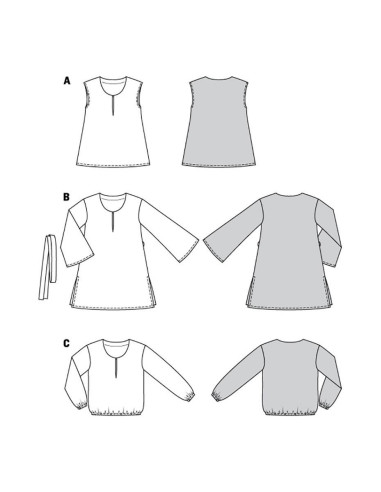 Tunic pattern - Burda 6126