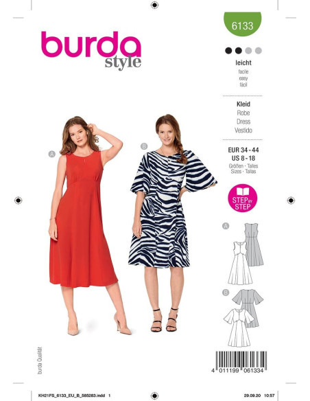 Dress pattern - Burda 6133