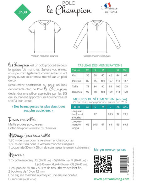 Men's Polo Shirt Le Champion - Les BG