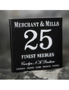 Pack of 25 fine sewing needles by Merchant & Mills 2