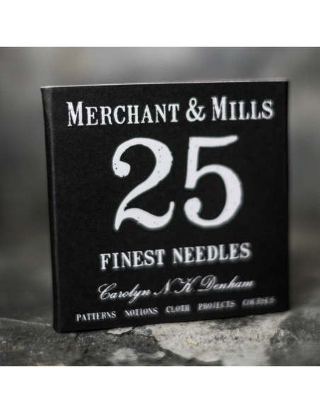 Pack of 25 fine sewing needles by Merchant & Mills