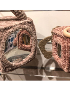 Set of 3 flexible mirrors for play mat and hanging - Square 2