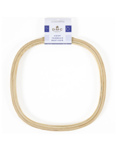 DMC Fancy Wooden Embroidery Hoop - Square 21 x 21 cm