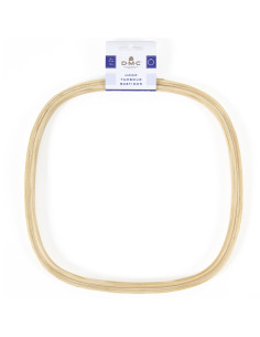 DMC Fancy Wooden Embroidery Hoop - Square 25 x 25 cm