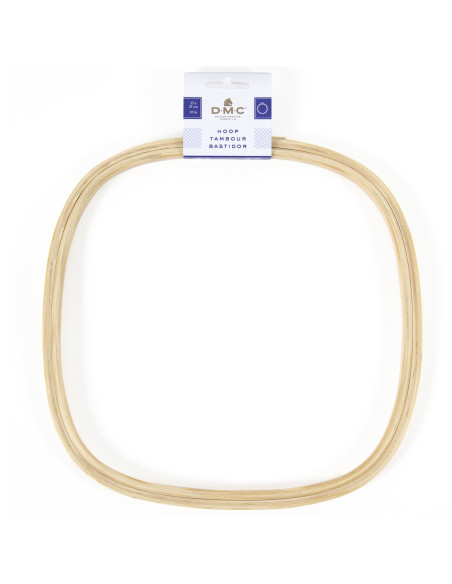 DMC Fancy Wooden Embroidery Hoop - Square 25 x 25 cm
