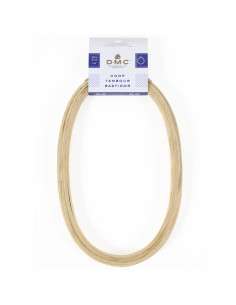 DMC Fancy Wooden Embroidery Hoop - Oval 12.5 x 20 cm