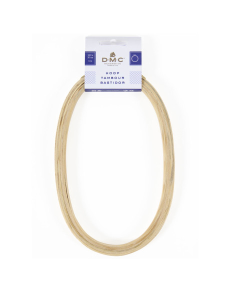 DMC Fancy Wooden Embroidery Hoop - Oval 12.5 x 20 cm