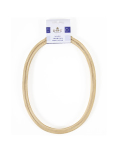DMC Fancy Wooden Embroidery Hoop - Oval 18 x 24 cm